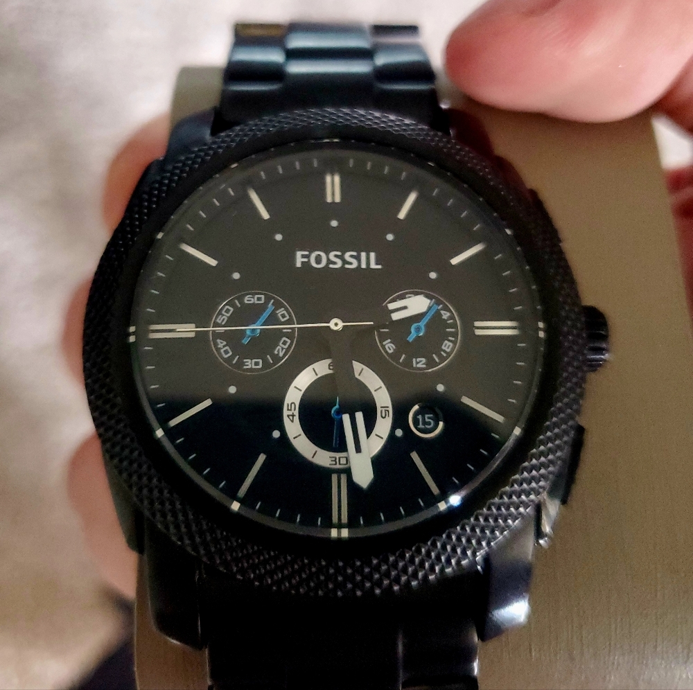 Chronograph Machine Stainless steel Watch. LIKE NEW - Picture 1 of 7